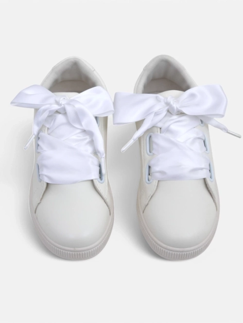 Кросівки Royalfashion жіночі з екологічної шкіри з декоративними шнурками Etti