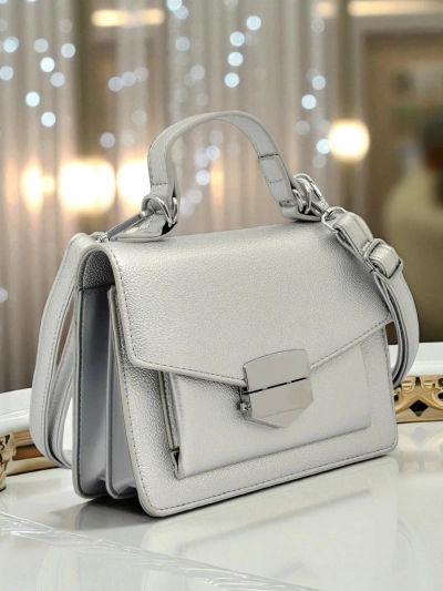 Royalfashion Жіноча сумка-конверт із ручкою Amalthea Avorio