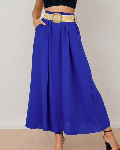 Royalfashion Жіноча спідниця міді з поясом