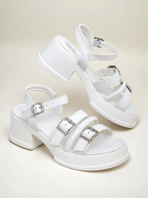 Royalfashion Жіночі босоніжки на низькому каблуці Otteze