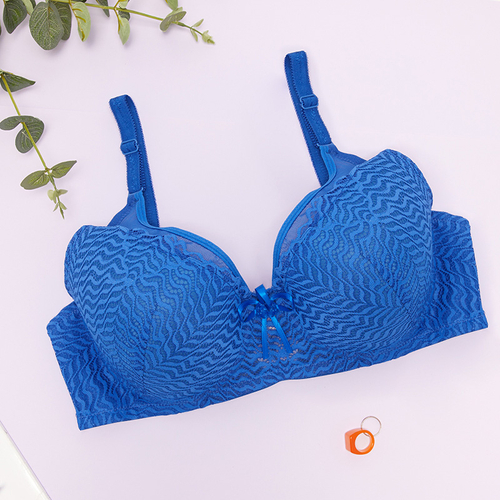 Жіночий кобальтовий мереживний бюстгальтер - Нижня білизна