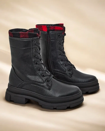 Royalfashion Eco leather workery kotníkové boty pro ženy Fezze