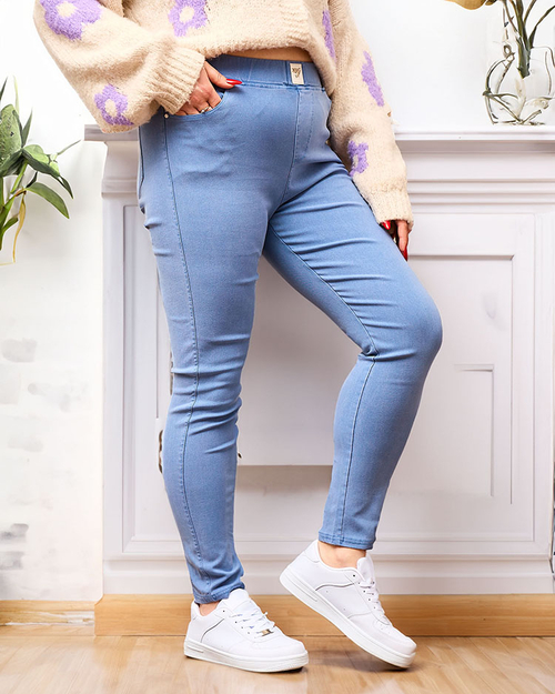 Жіночі брюки-теггінси Royalfashion Blue