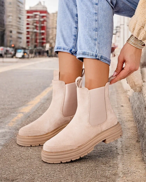 Дамські ботильйони Royalfashion з декоративним ременем Ozzoas