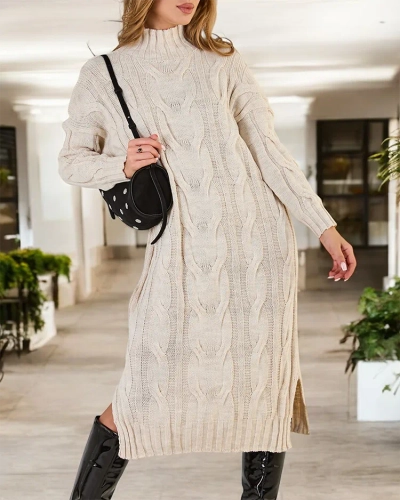 Royalfashion Dámské svetrové šaty