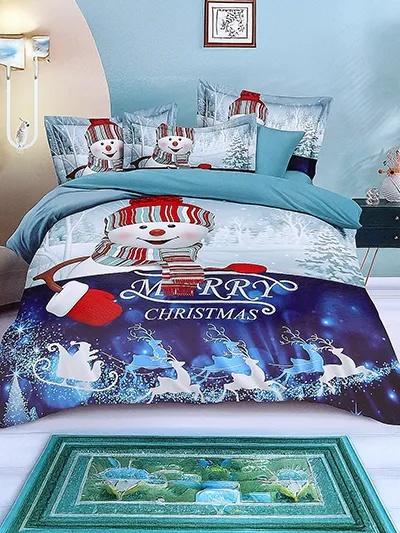 Royalfashion Christmas Bedding 160x200 set 3-CZĘŚCI