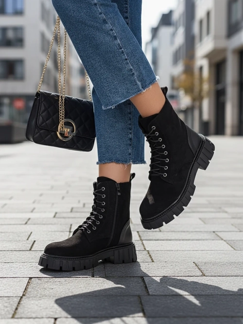 Роялфешн Еко замшевые женские ботинки рабочего рабочего Эдвинес