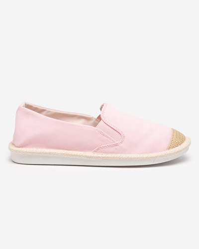 OUTLET Světle růžové dámské espadrilky Joll - Obuv