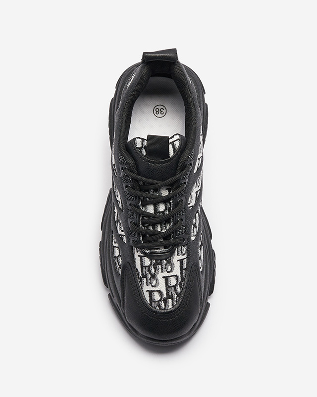 Černé dámské sportovní tenisky Zefodas- Obuv