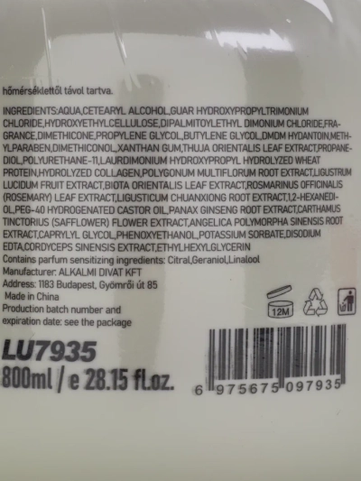 Luxelux Maska na vlasy proti vypadávání vlasů 800 ml