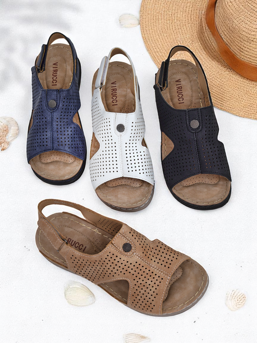 Royalfashion Жіночі сандалі з вирізами Leminni