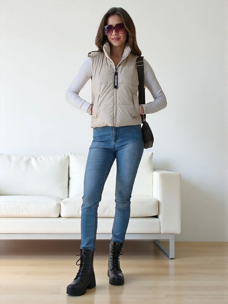 Royalfashion Dámský krátký vestovka