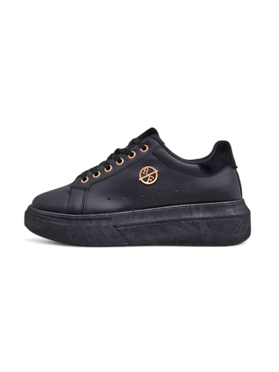 Dámské sneakersy Erato Nero na platformě z ekologické kůže 5cm