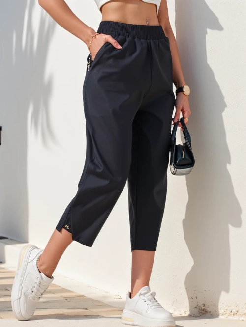 Royalfashion Жіночі прямі штани 7/8
