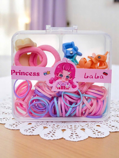 Royalfashion Sada spon do vlasů a gumiček pro děti MiniJoy