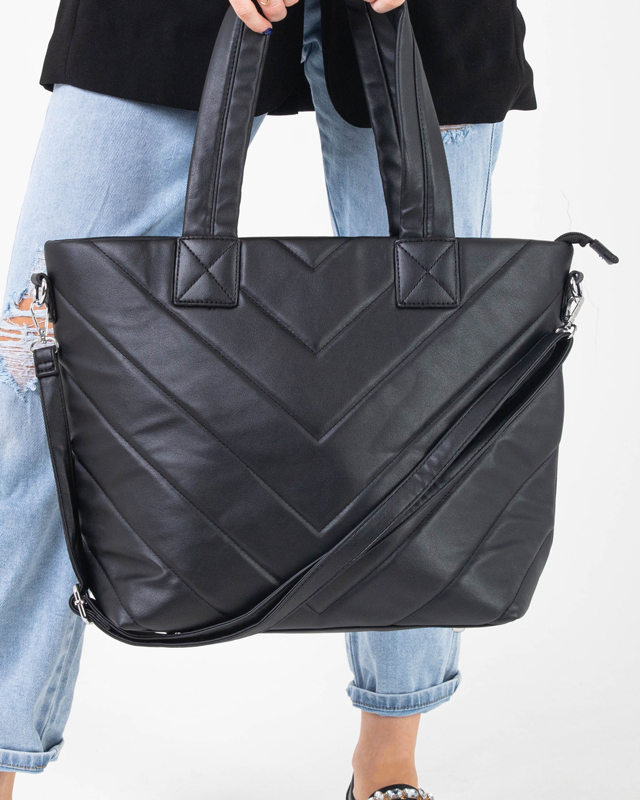 Dámská černá prošívaná taška - Doplňky