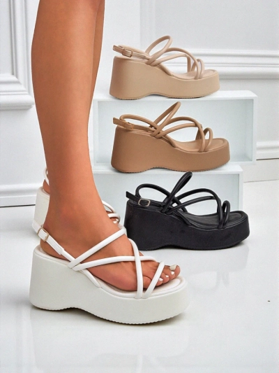 Royalfashion Dámské sandály na klínku Skyline Straps
