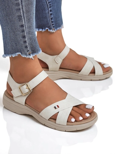 Royalfashion Dámské sandály na plochém podpatku Nirras