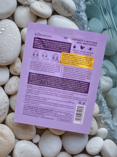 Kormesic Venustas Eye Mask – Gelová Maska pod Oči s Peptidem Hadího Jedu