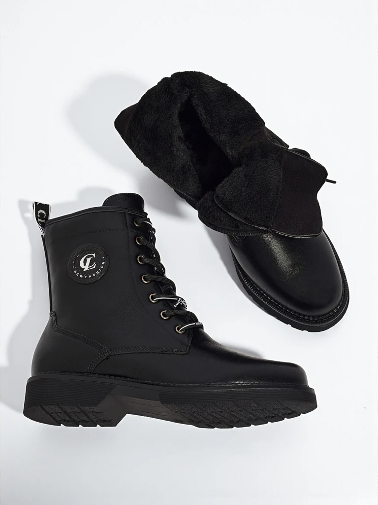 Eko kožené šněrovací dámské boty Tavira