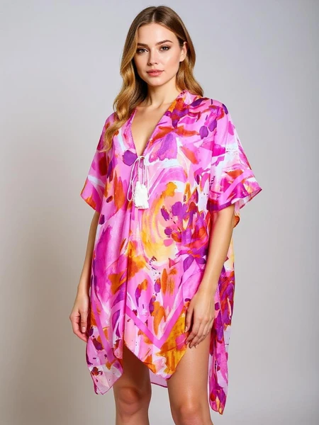 Royalfashion Pareo - Dámský letní plážový tunik s vzory Wild Coast