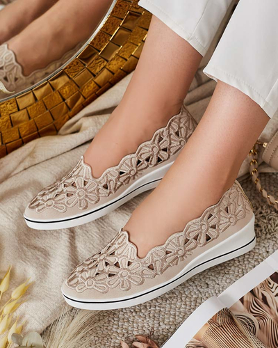 Royalfashion Жіночі напівчеревики на низьких підборах Dellio