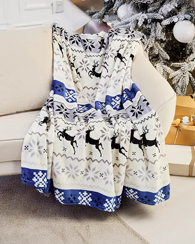 Royalfashion Vánoční deka 200x220