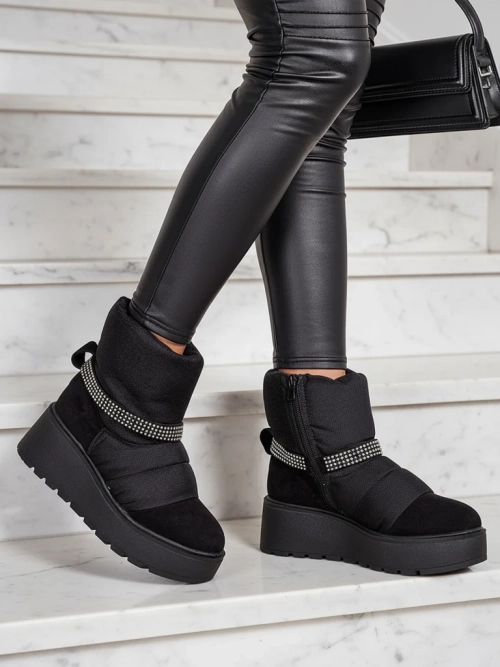 Royalfashion Жіночі снігові чоботи на танкетці Renosi