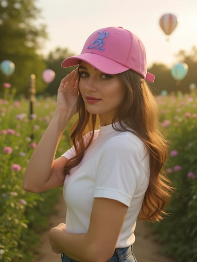 Royalfashion Kšiltovka s nášivkou králíčka s mrknutím