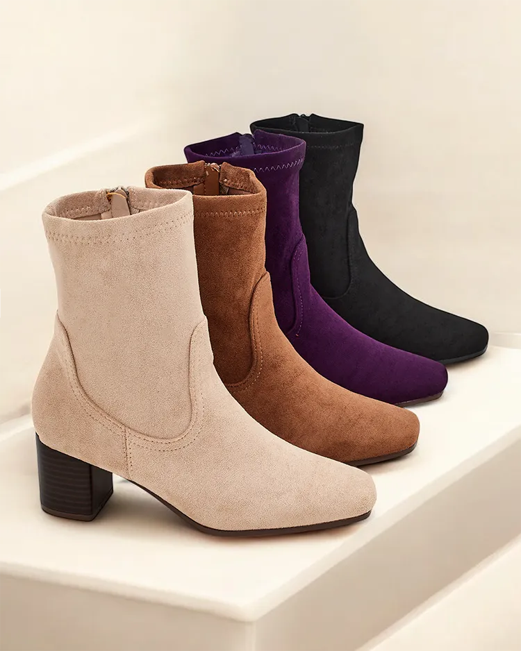 Dámské kotníkové boty Royalfashion na sloupku Florin