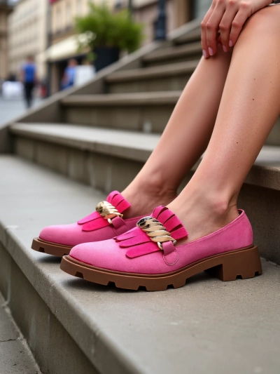 Royalfashion Dámské ekokožené mokasíny Mare Nostrum