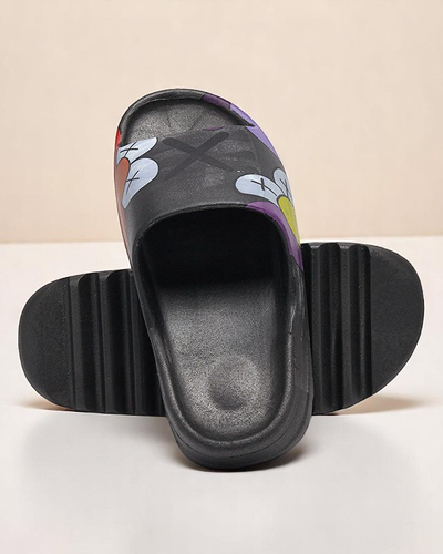 Černé dámské pantofle značky Elmino - Footwear