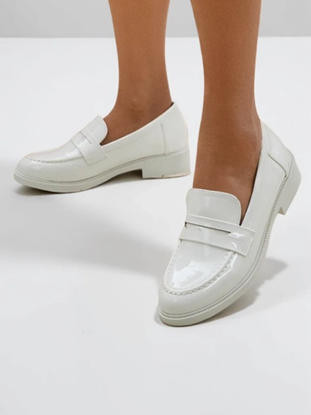 Royalfashion Dámské lakované loafers Aylay