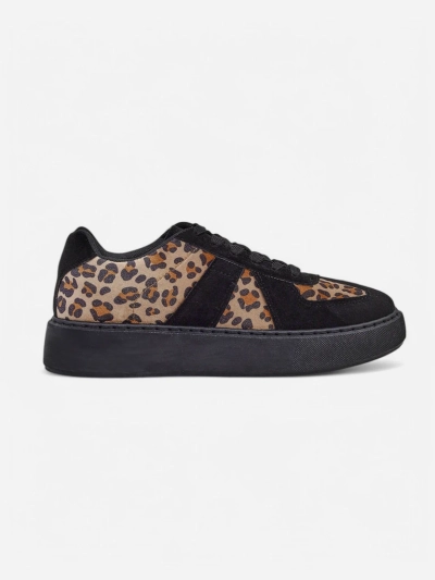 Royalfashion Dámské sportovní tenisky s leopardím vzorem Big Cat