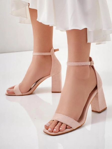 Royalfashion Dámské sandály z ekologické semiše Qwadrat