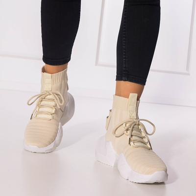 Dámské vysoké tenisky Owami Cream - obuv