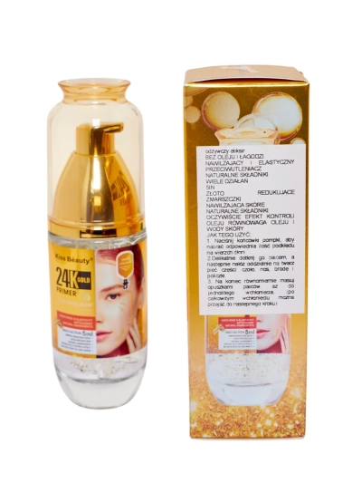 База-праймер для макіяжу 24K ЗОЛОТО зволожувальна 5-в-1