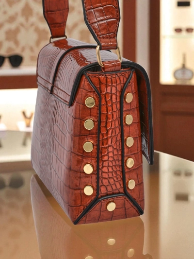 Royalfashion Лакована маленька жіноча сумочка з екошкіри Velia Crest