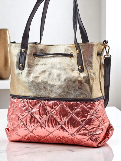 Royalfashion Velká dámská kabelka Golden Luxe Shopper