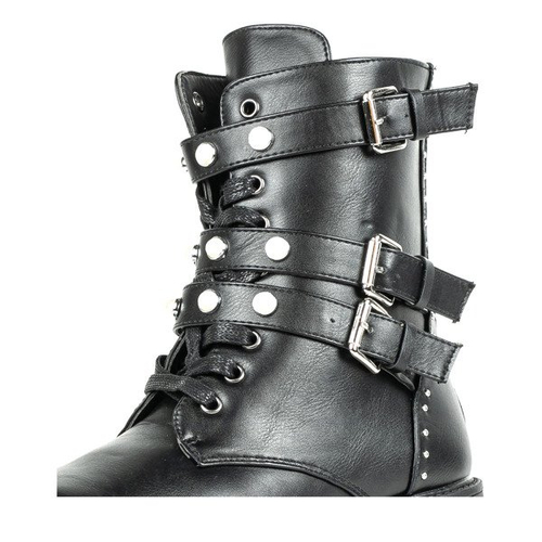 Чорні берци з прикрасами Federica - Взуття