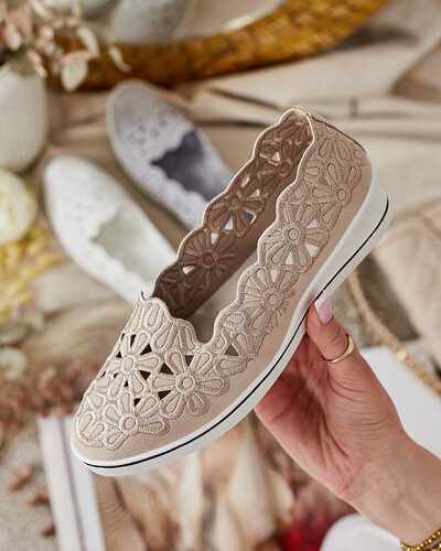 Royalfashion Dámské polobotky na nízkém podpatku Dellio