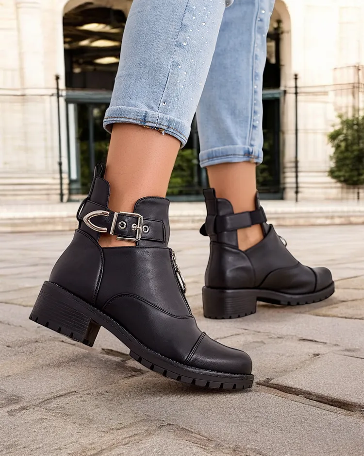 Dámské kotníkové boty Royalfashion typu worker Komoves