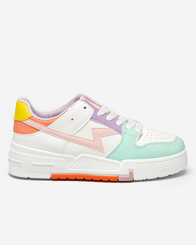 Зелено-біле жіноче спортивне взуття Снікерси Tremsi - Взуття