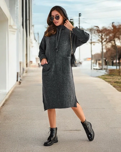 Royalfashion Dlouhý svetr pro ženy