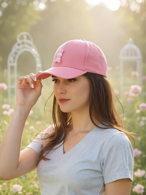 Royalfashion Кепка з козирком і нашивкою Bunny Chic