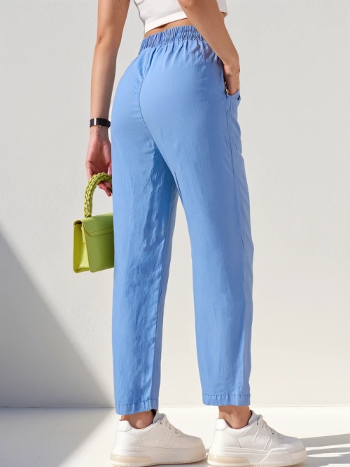 Royalfashion Прямі жіночі тканинні штани 7/8