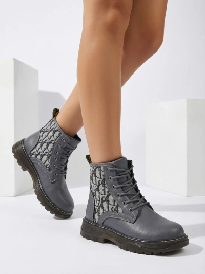 Dámské kotníkové boty s potiskem Efrioz