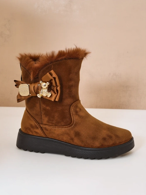 Royalfashion Жіночі снігові черевики з бантиком Kiebbi