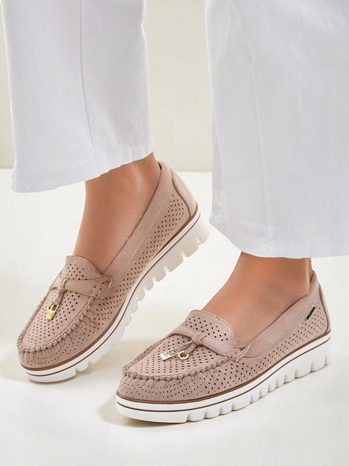 Royalfashion Жіночі перфоровані мокасини Elissas