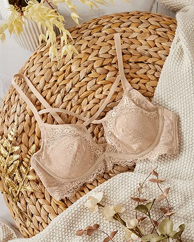 Royalfashion Dámská podprsenka s ozdobnými ramínky